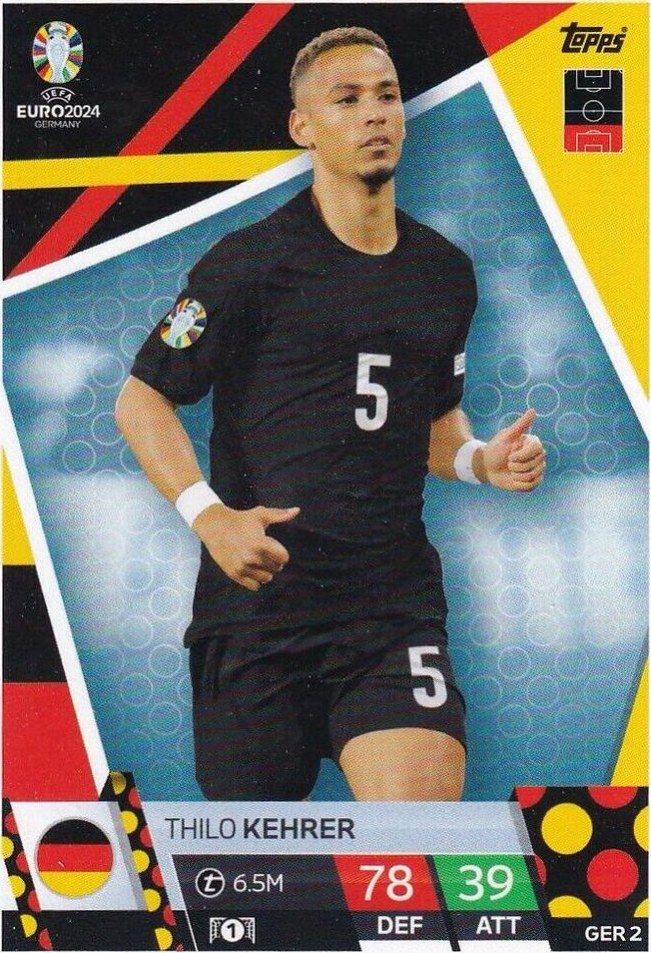 Thilo Kehrer 2024 Topps Match Attax UEFA EURO