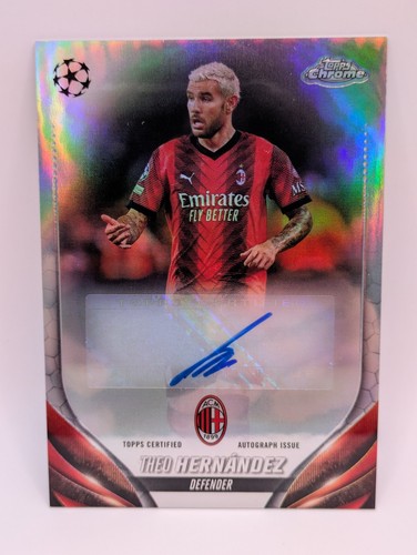Théo Hernandez 2023 Topps Chrome UEFA