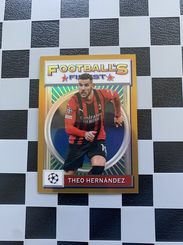 Théo Hernández 2021 Topps Finest Gold /50