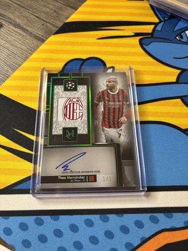 Théo Hernández 2024 Topps Museum 1/1