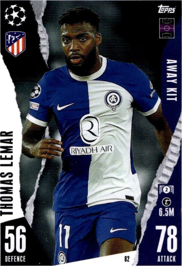 Thomas Lemar 2023 Topps Match Attax UEFA Club Competitions Extra
