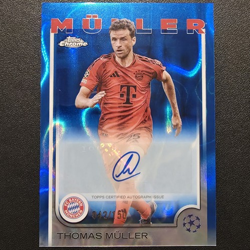 Thomas Müller 2024 Topps Chrome Blue Lava /150
