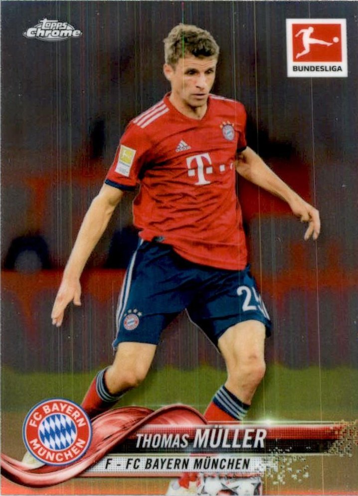 Thomas Müller 2018 Topps Chrome Bundesliga 43