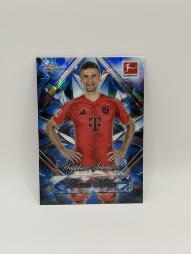 Thomas Müller 2023 Topps Chrome Bundesliga Sapphire