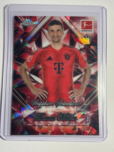 Thomas Müller 2024 Topps Chrome Bundesliga Sapphire /5