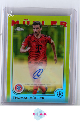 Thomas Müller 2025 Topps Chrome Gold