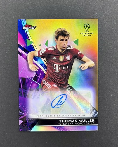Thomas Müller 2021 Topps Finest /50