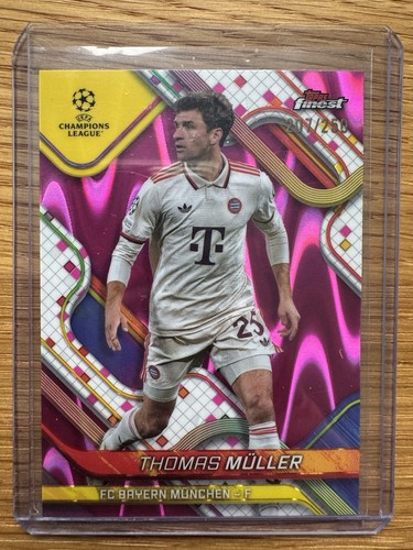 Thomas Müller 2024 Topps Finest Pink Lava /250