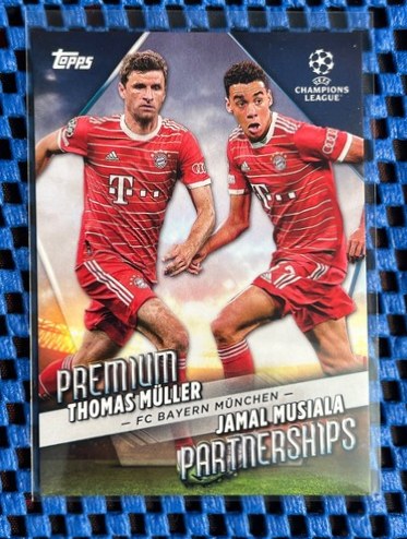 Multiple: Thomas Müller, Jamal Musiala 2022 Topps Flagship /10