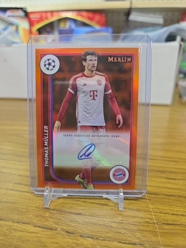 Thomas Müller 2023 Topps Merlin Chrome Gold Refractor /25