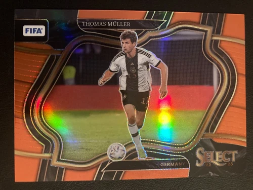 Thomas Müller 2023 Panini Select FIFA Orange Prizm /60
