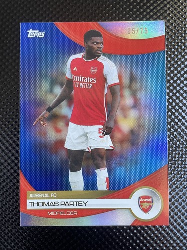 Thomas Partey 2023 Topps Arsenal Team Set /75
