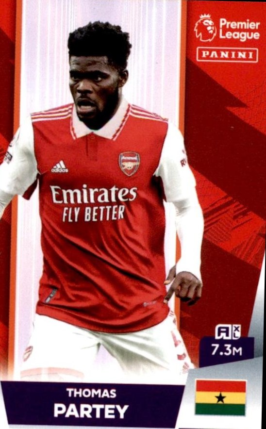 Thomas Partey 2023 Panini Adrenalyn XL Premier League