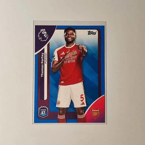 Thomas Partey 2026 Topps Premier League Premium Blue /7
