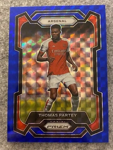 Thomas Partey 2023 Panini Prizm Blue Mosaic