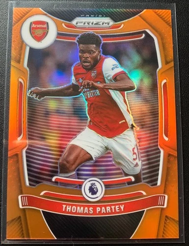 Thomas Partey 2021 Panini Prizm Orange /25