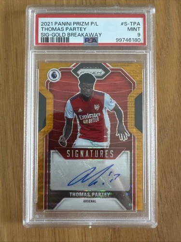 Thomas Partey 2021 Panini Prizm Premier League Gold /10