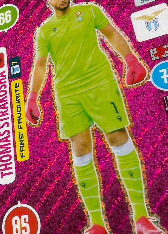 Thomas Strakosha 2021 Panini Adrenalyn XL FIFA 365