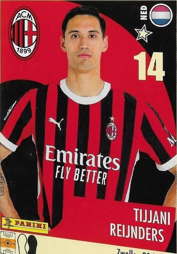Tijjani Reijnders 2024 Panini Calciatori Stickers