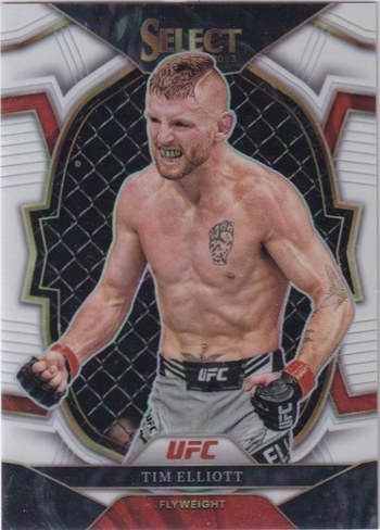 Tim Elliott 2023 Panini Select UFC White Prizm /125