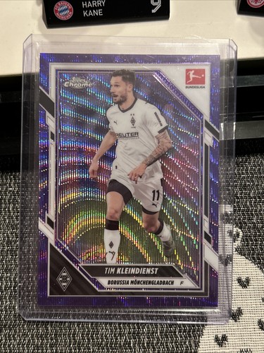 Tim Kleindienst 2025 Topps Chrome Bundesliga Blue Wave /75