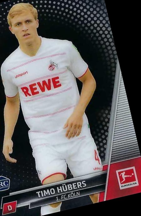 Timo Hübers 2021 Topps Chrome Bundesliga 13