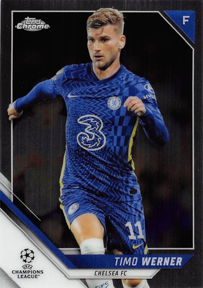 Timo Werner 2021 Topps Chrome UCC 130