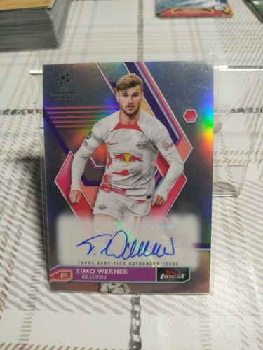 Timo Werner 2022 Topps Finest Refractor