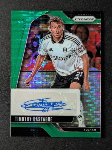 Timothy Castagne 2024 Panini Prizm Green Pulsar /S-TC