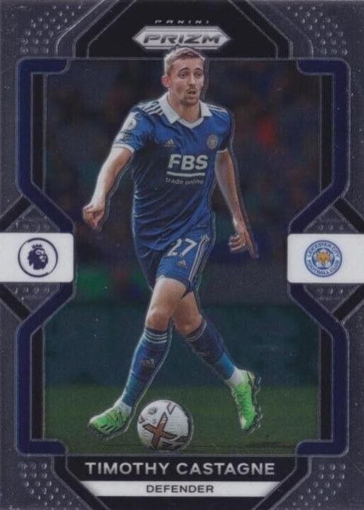 Timothy Castagne 2022 Panini Prizm Premier League 101