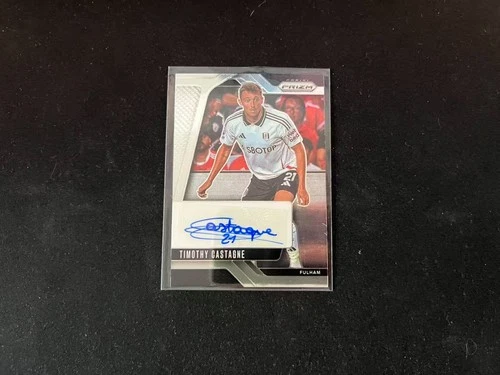 Timothy Castagne 2024 Panini Prizm Premier League Silver