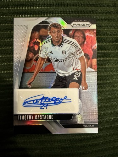 Timothy Castagne 2024 Panini Prizm Premier League Silver /99