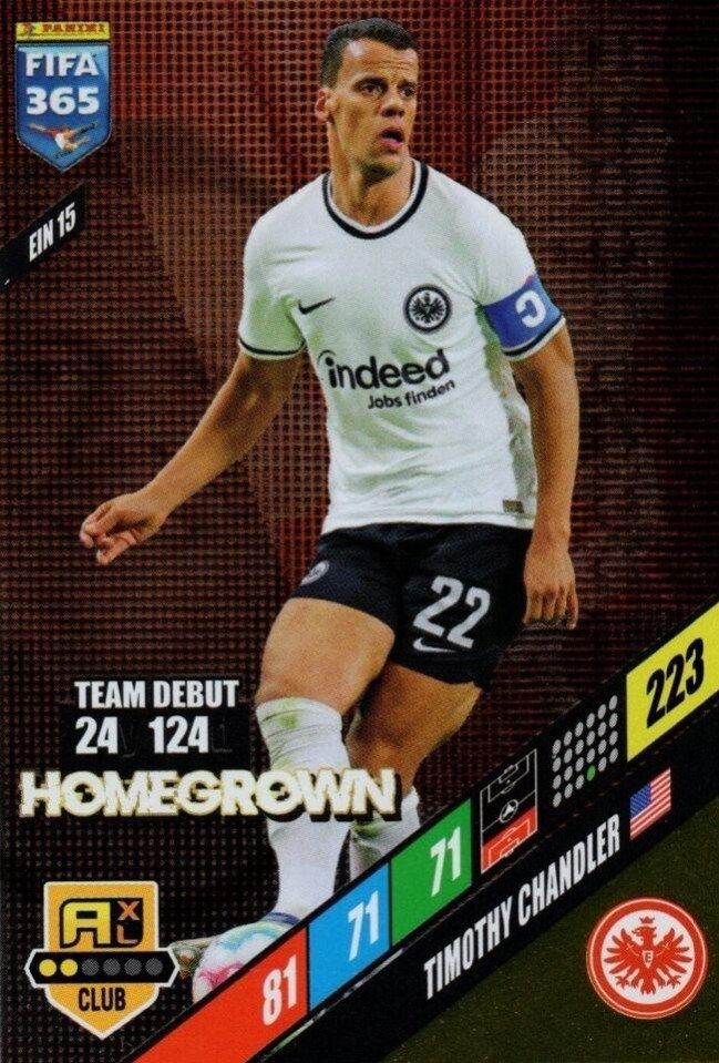 Timothy Chandler 2024 Panini Adrenalyn XL FIFA 365