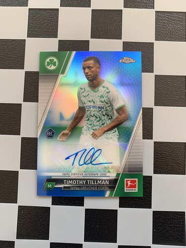 Timothy Tillman 2021 Topps Chrome Blue /299