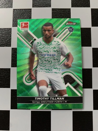 Timothy Tillman 2021 Topps Finest Green /99