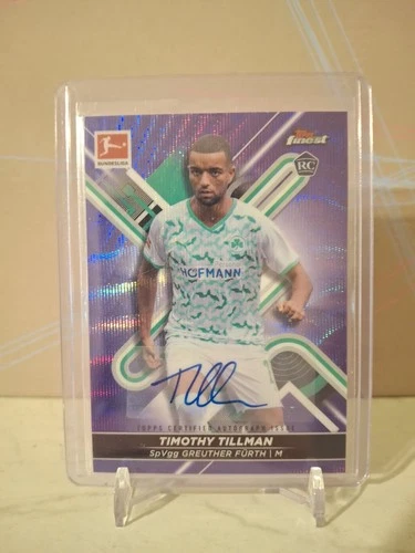 Timothy Tillman 2021 Topps Finest Purple Wave /80