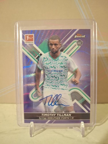 Timothy Tillman 2021 Topps Finest Purple Wave /80