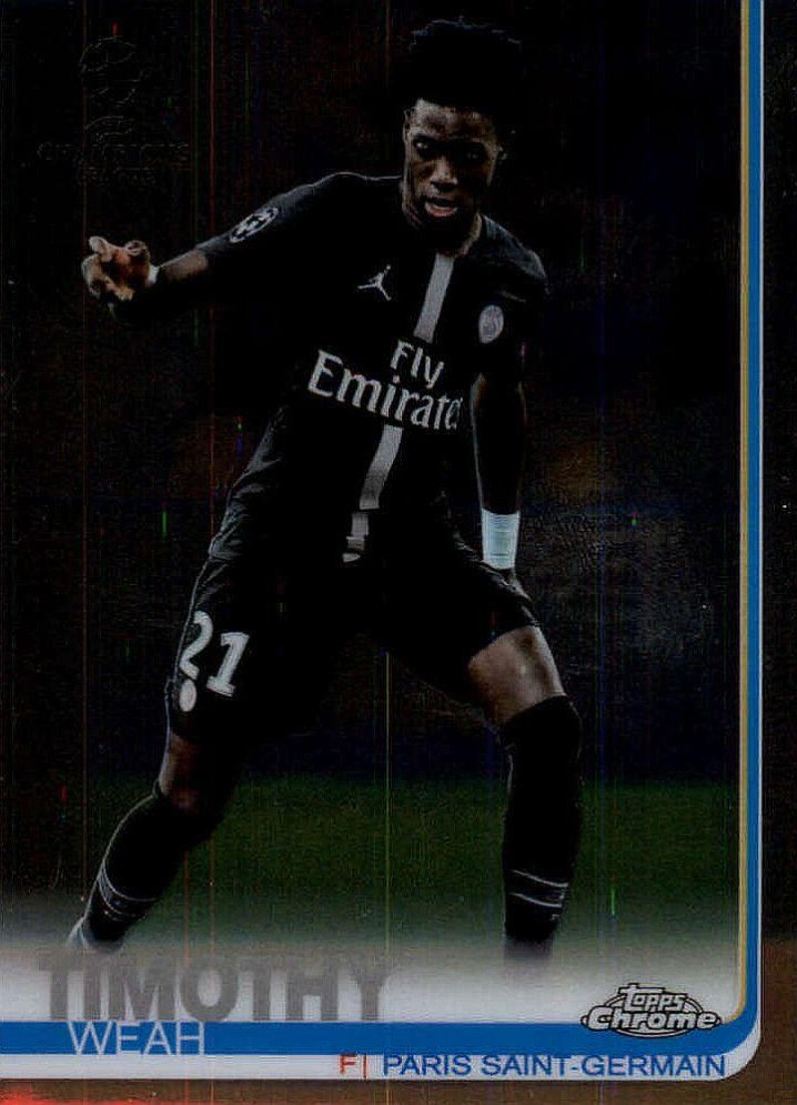 Timothy Weah 2018 Topps Chrome UCC 92