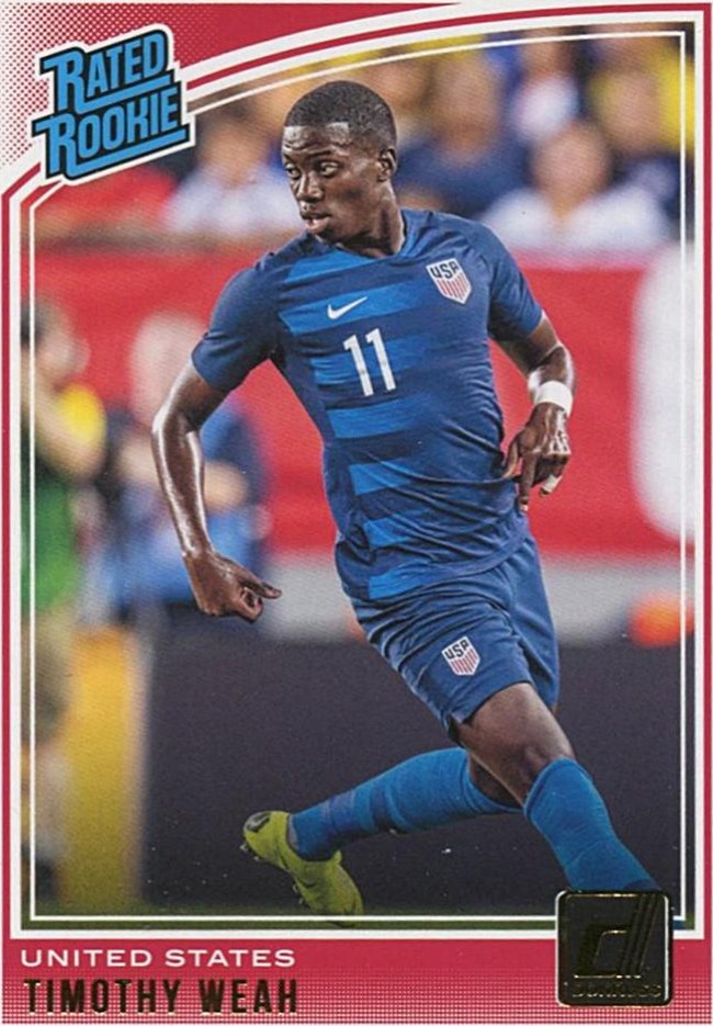 Timothy Weah 2018 Panini Donruss Soccer 198
