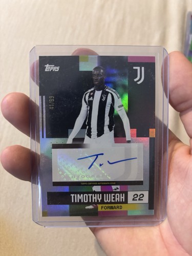 Timothy Weah 2024 Topps Juventus Team Set /250
