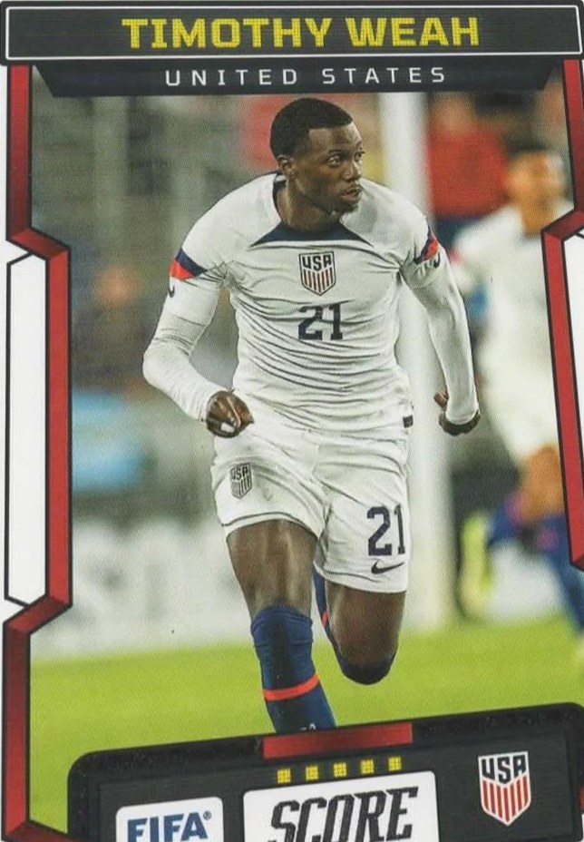 Timothy Weah 2023 Panini Score FIFA