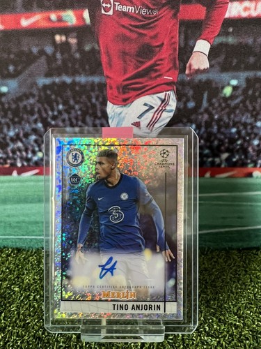 Tino Anjorin 2020 Topps Merlin Chrome Speckle Refractor /150