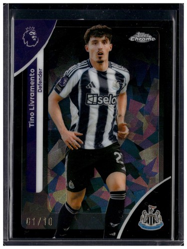 Tino Livramento 2025 Topps Chrome Sapphire Black /10