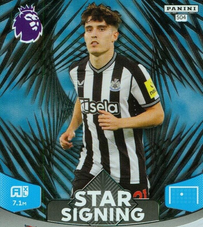 Tino Livramento 2024 Panini Adrenalyn XL Premier League