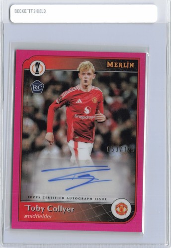Toby Collyer 2025 Topps Merlin Chrome /125