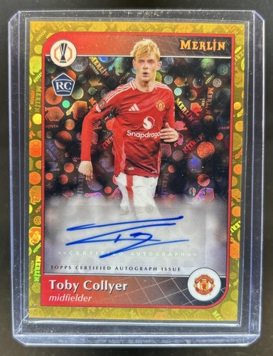 Toby Collyer 2024 Topps Merlin Chrome Gold Vintage Refractor /3