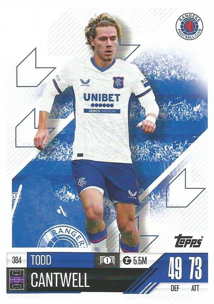 Todd Cantwell 2024 Topps Match Attax UEFA Club Competitions