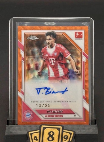 Tom Bischof 2025 Topps Bundesliga Chrome Orange /25
