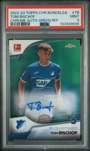 Tom Bischof 2023 Topps Chrome Bundesliga Green /99