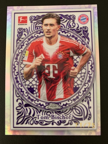 Tom Bischof 2025 Topps Chrome Bundesliga Purple /75